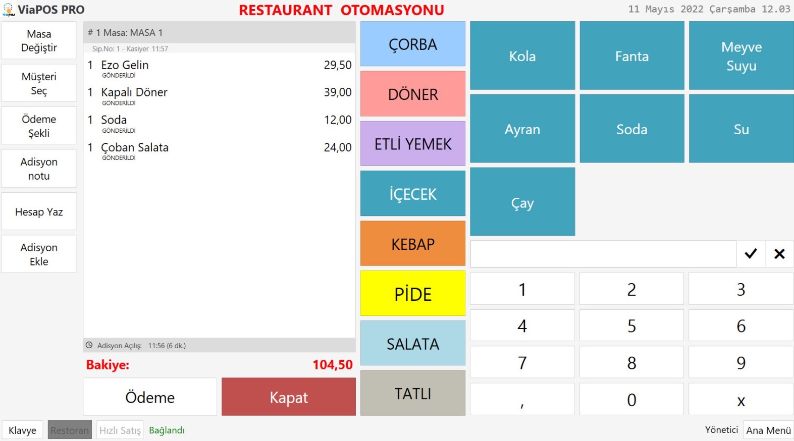 Restaurant Programı